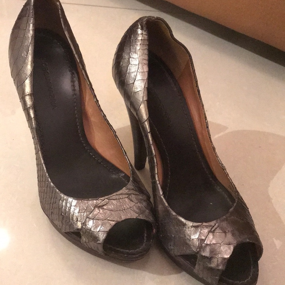 BCBG Peep toe pumps
